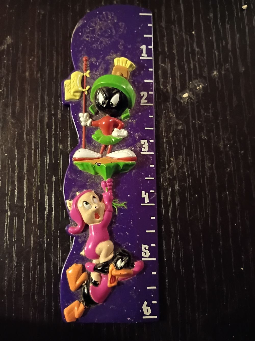 Warner Bros. Marvin the Martian & Friends Purple Character Ruler